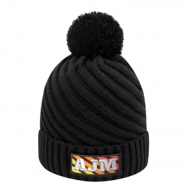 Tuque à pompon de 8 cm