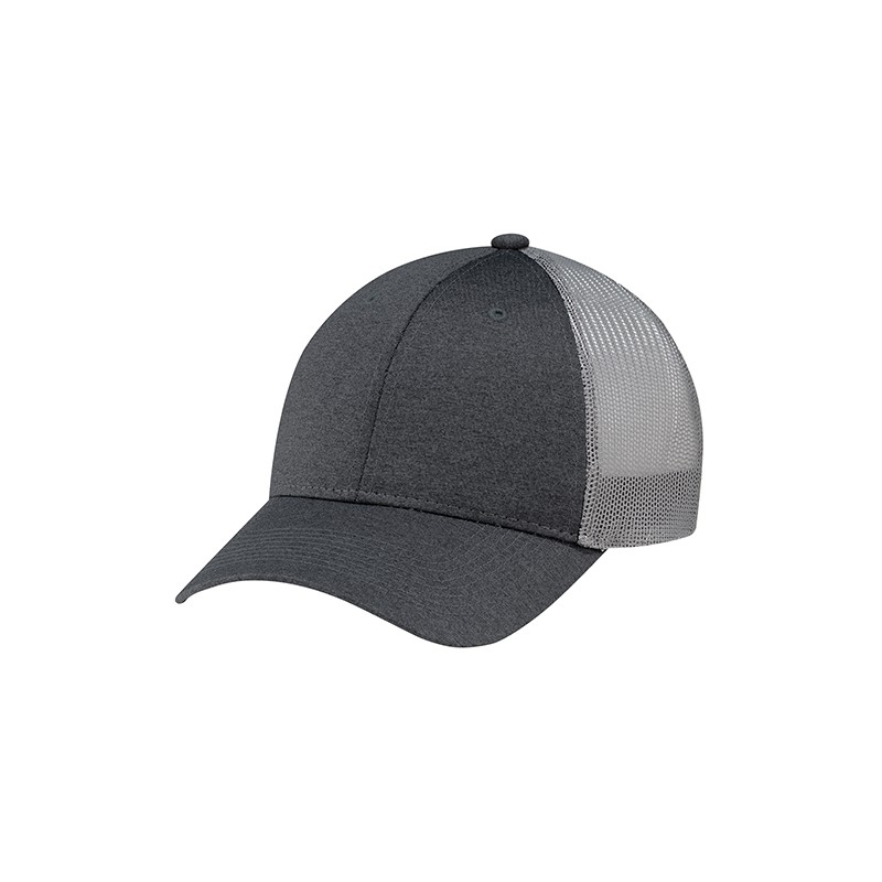 Casquette polyester chiné, filet nylon souple