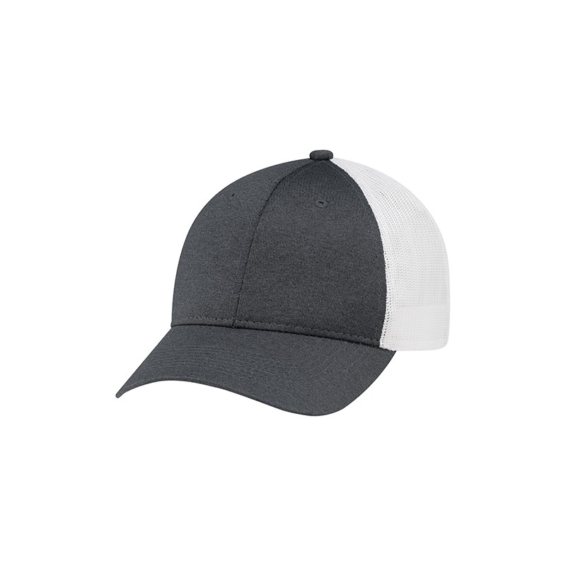 Casquette polyester chiné, filet nylon souple